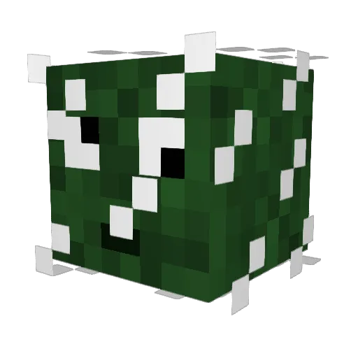 AnnualMars Minecraft avatar head, 3D render