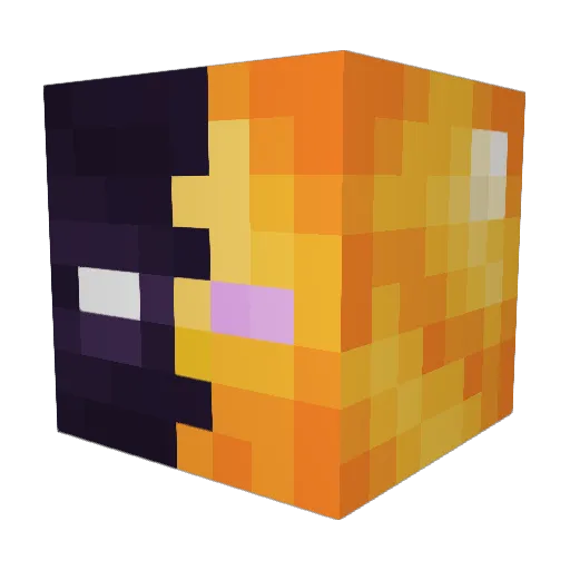 AnnualPlayer Minecraft avatar head, 3D render