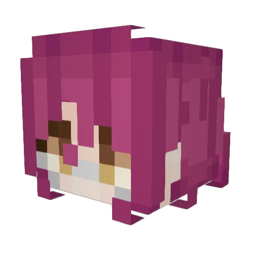Annuinity Minecraft avatar head, 3D render