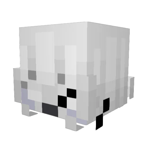 Ano17 Minecraft avatar head, 3D render