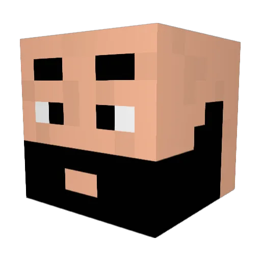 Ano_trafikaneur Minecraft avatar head, 3D render