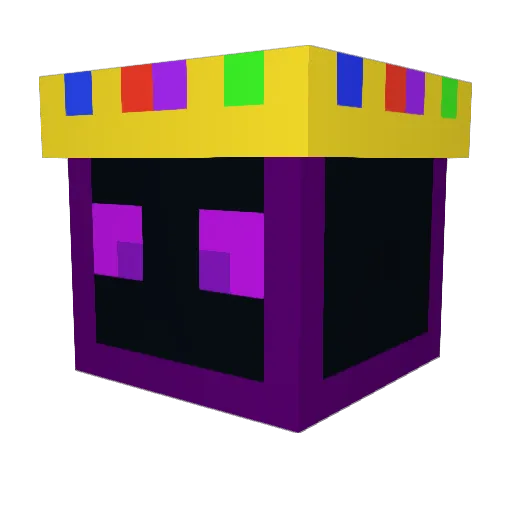 AnokXV2 Minecraft avatar head, 3D render