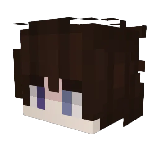 Anomalia12 Minecraft avatar head, 3D render