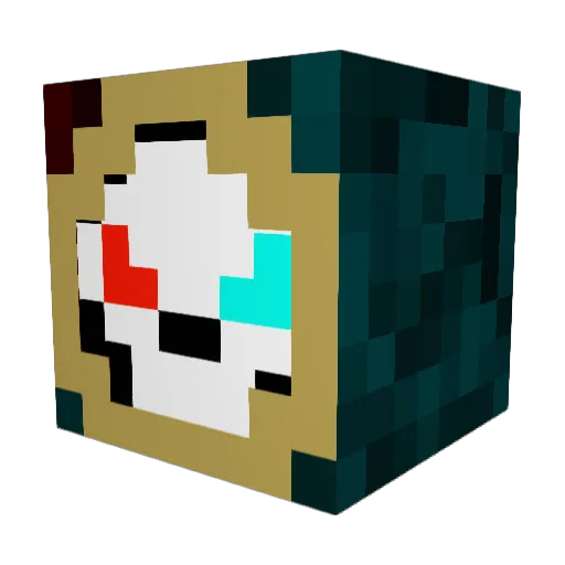 Anomaly114 Minecraft avatar head, 3D render