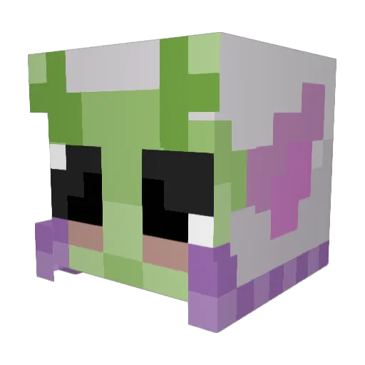 AnomalyToaster Minecraft avatar head, 3D render