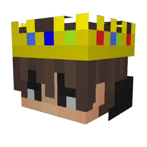 Anomaly_MineSmur Minecraft avatar head, 3D render