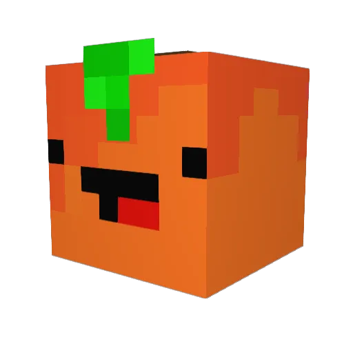 Anomalyyy Minecraft avatar head, 3D render