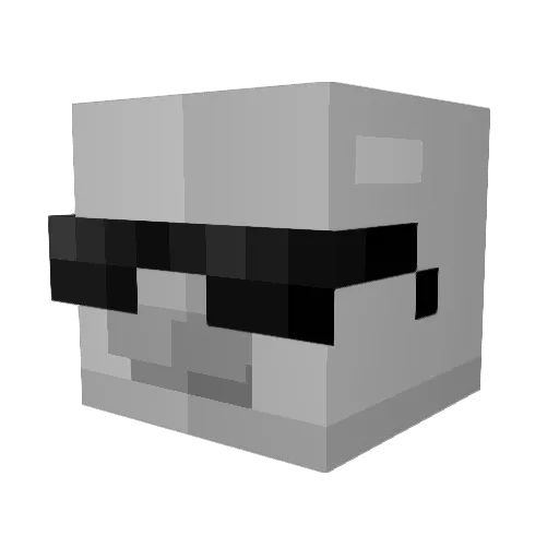 Anonyme888 Minecraft avatar head, 3D render