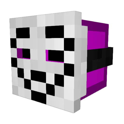 Anonymous423 Minecraft avatar head, 3D render