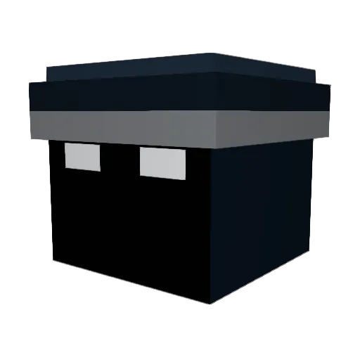 AnonymousGames Minecraft avatar head, 3D render