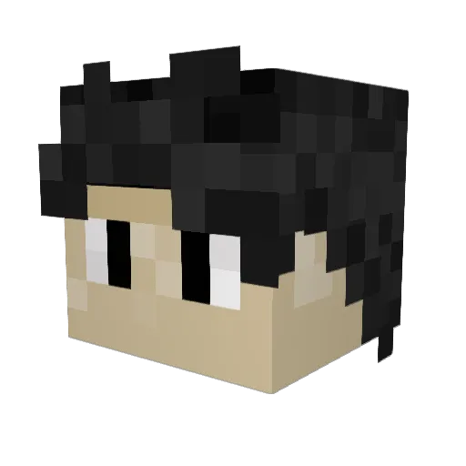 AnonymousKnight1 Minecraft avatar head, 3D render
