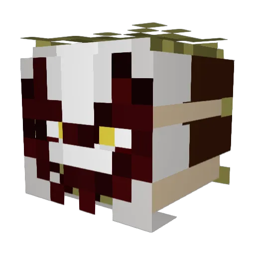 AnonymousOz Minecraft avatar head, 3D render
