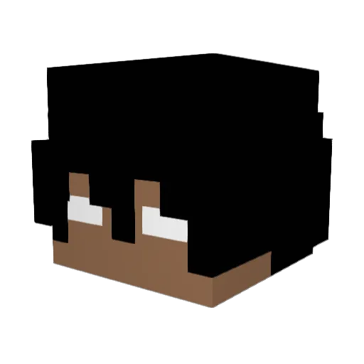 AnonymousReaper Minecraft avatar head, 3D render