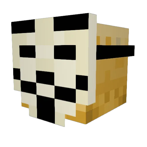 AnonymousSpud Minecraft avatar head, 3D render