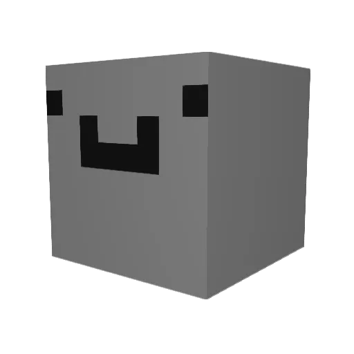 Anonymous_203 Minecraft avatar head, 3D render