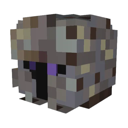 AnonymouseVoid Minecraft avatar head, 3D render