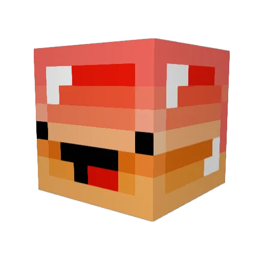 Anonymouss618 Minecraft avatar head, 3D render