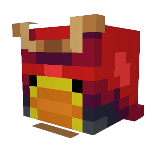 Anoroc97 Minecraft avatar head, 3D render