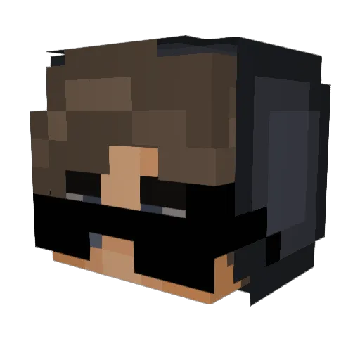 Anortega318 Minecraft avatar head, 3D render