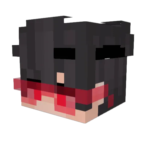 Anorthie Minecraft avatar head, 3D render