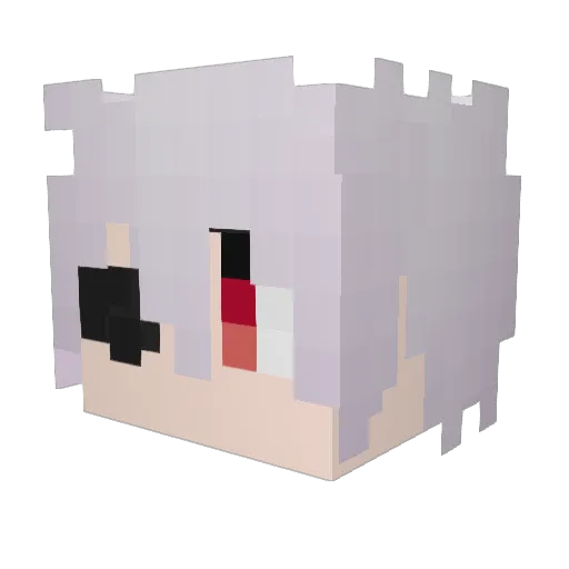 Another0913 Minecraft avatar head, 3D render