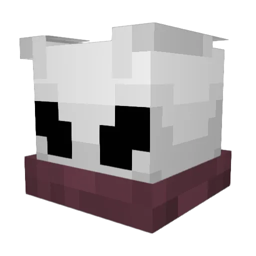 AnotherRain03 Minecraft avatar head, 3D render