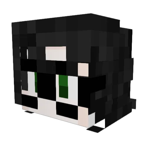 AnotherStar_ Minecraft avatar head, 3D render