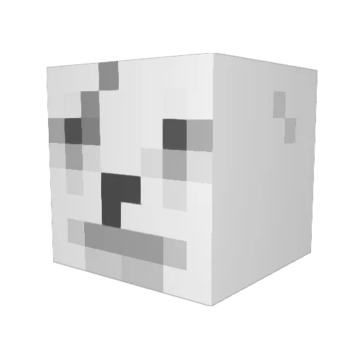 Anotherjam99111 Minecraft avatar head, 3D render