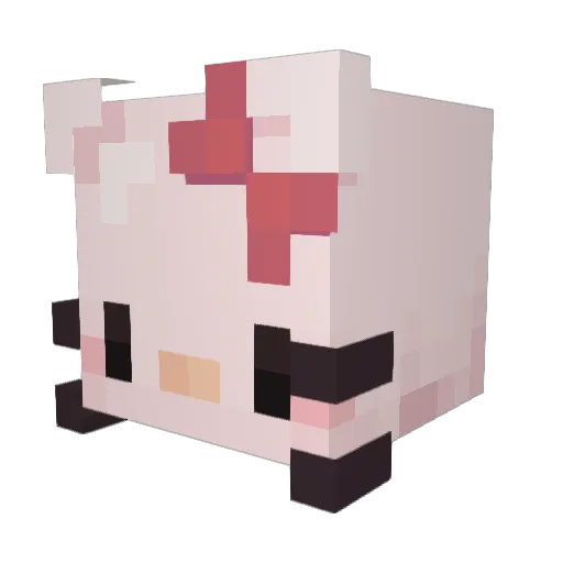 Anotlix Minecraft avatar head, 3D render