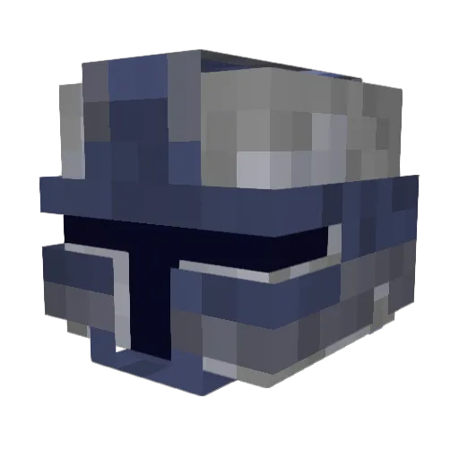 Anover5D Minecraft avatar head, 3D render