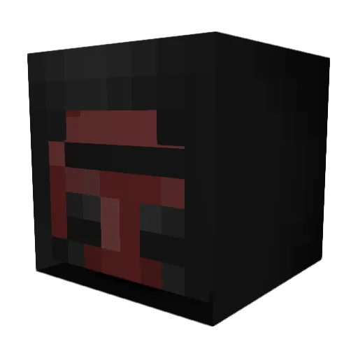 Anox_Skell Minecraft avatar head, 3D render