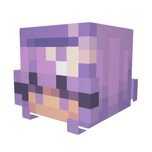Anphar Minecraft avatar head, 3D render