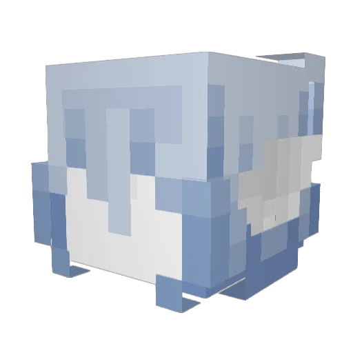 AnqelicLove Minecraft avatar head, 3D render