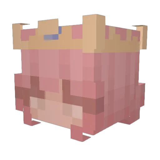 AnselGermich756 Minecraft avatar head, 3D render