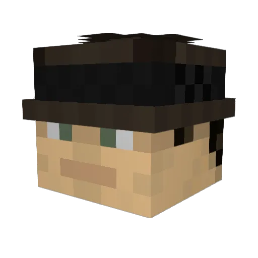 Ansgar93 Minecraft avatar head, 3D render