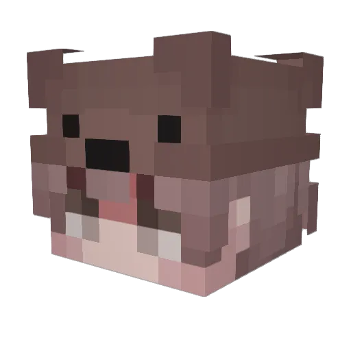 AnsgarSilverberg Minecraft avatar head, 3D render