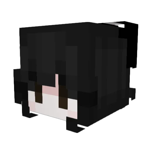 AnsheTheBest Minecraft avatar head, 3D render
