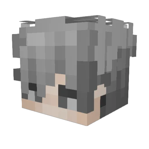 Ansioso171 Minecraft avatar head, 3D render