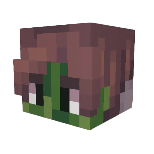 Anskuh78 Minecraft avatar head, 3D render