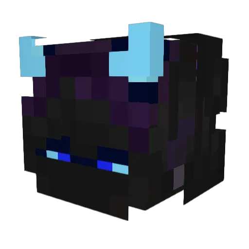 AnsoSoso Minecraft avatar head, 3D render