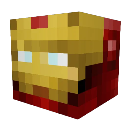 AnsonJai Minecraft avatar head, 3D render