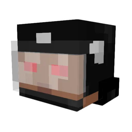 AnsonLaw Minecraft avatar head, 3D render