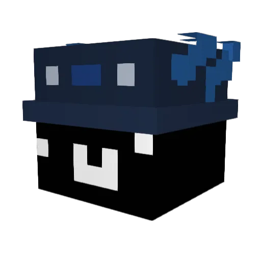 AnsonTheBeast Minecraft avatar head, 3D render