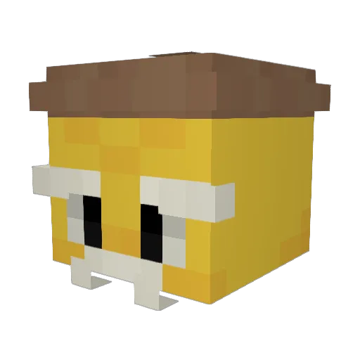 Ant2344 Minecraft avatar head, 3D render