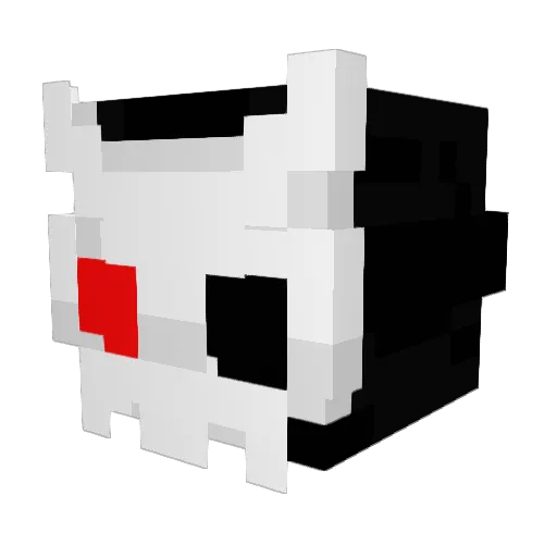 AntAnnoy Minecraft avatar head, 3D render