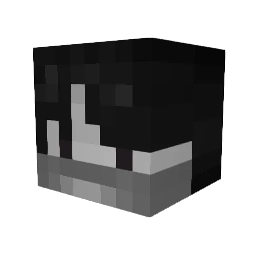 AntAwayer Minecraft avatar head, 3D render