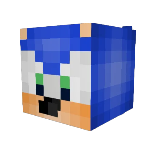 AntCr4ft Minecraft avatar head, 3D render