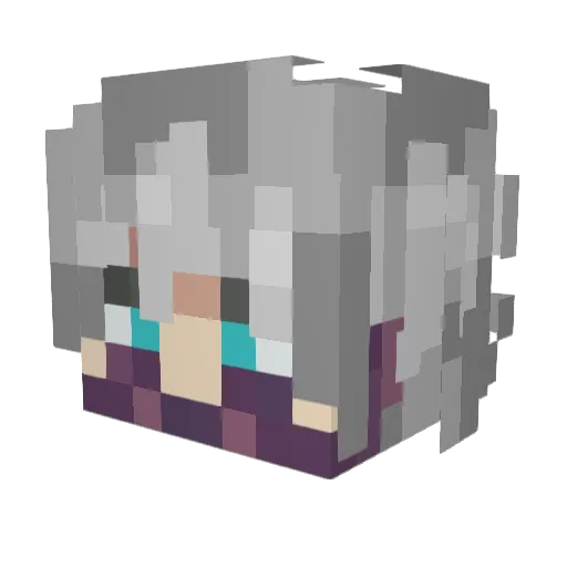 AntOny950526 Minecraft avatar head, 3D render