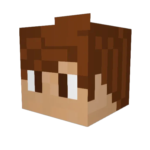 AntPat94 Minecraft avatar head, 3D render