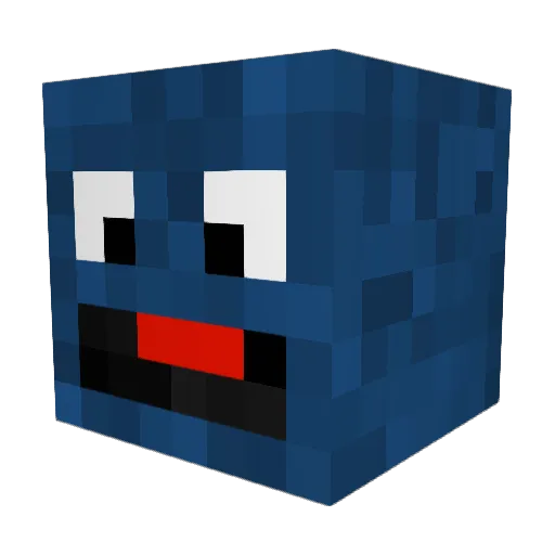 AntSwift Minecraft avatar head, 3D render